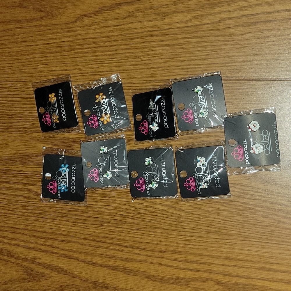Paparazzi kids earrings. NWT BUNDLED (9pcs)